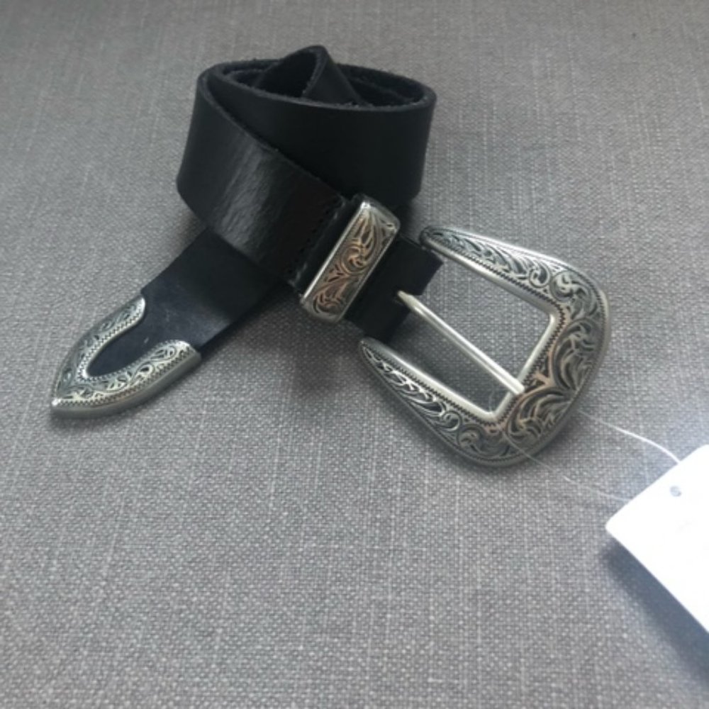 Ecote Metal-Tipped Leather Belt - Urban Outfitters